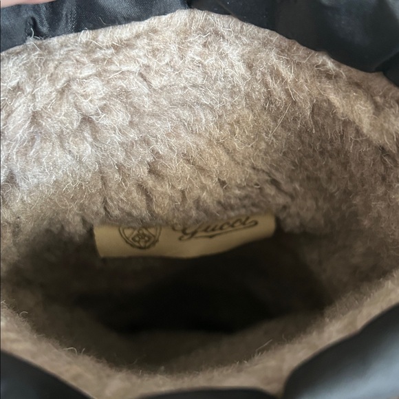 Gucci Horsebit Shearling & Nylon Boots - Picture 8 of 13